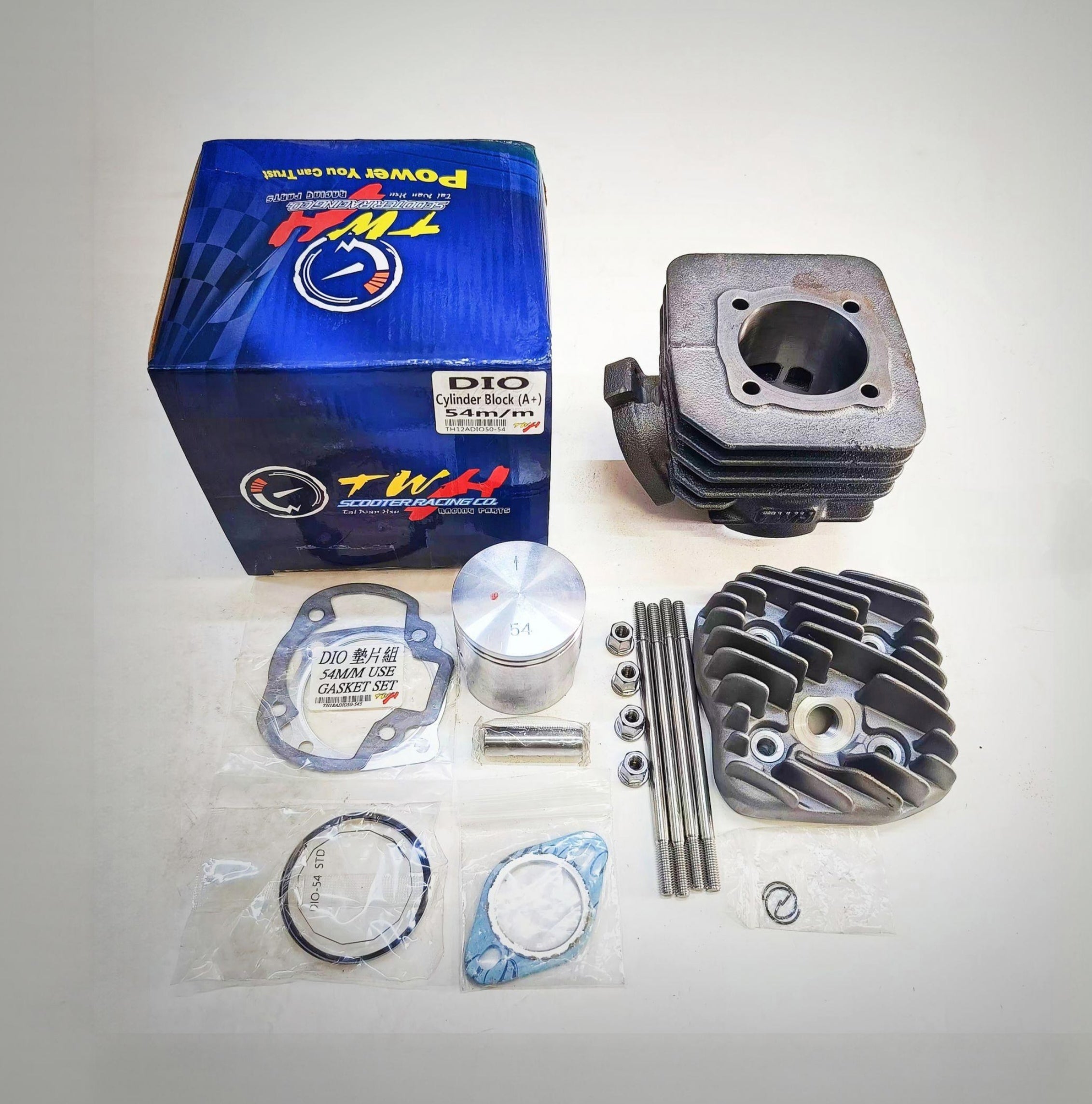 Honda Dio TWH Cylinder Kit 54mm 125cc | طقم سلندر هوندا ديو TWH 54MM 125cc