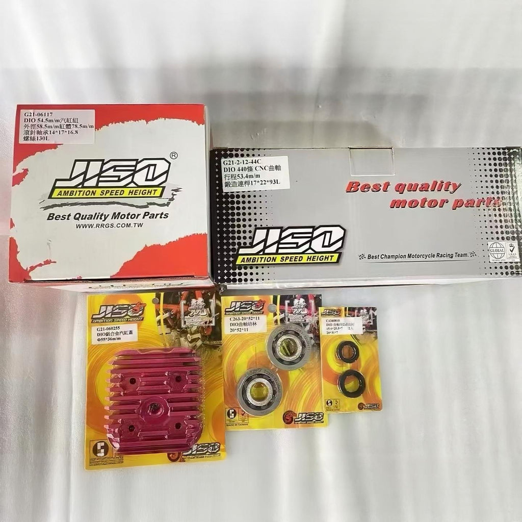 JISO Engine Performance Kit 125cc Dio | طقم تعديل محرك JISO ديو 125cc كامل