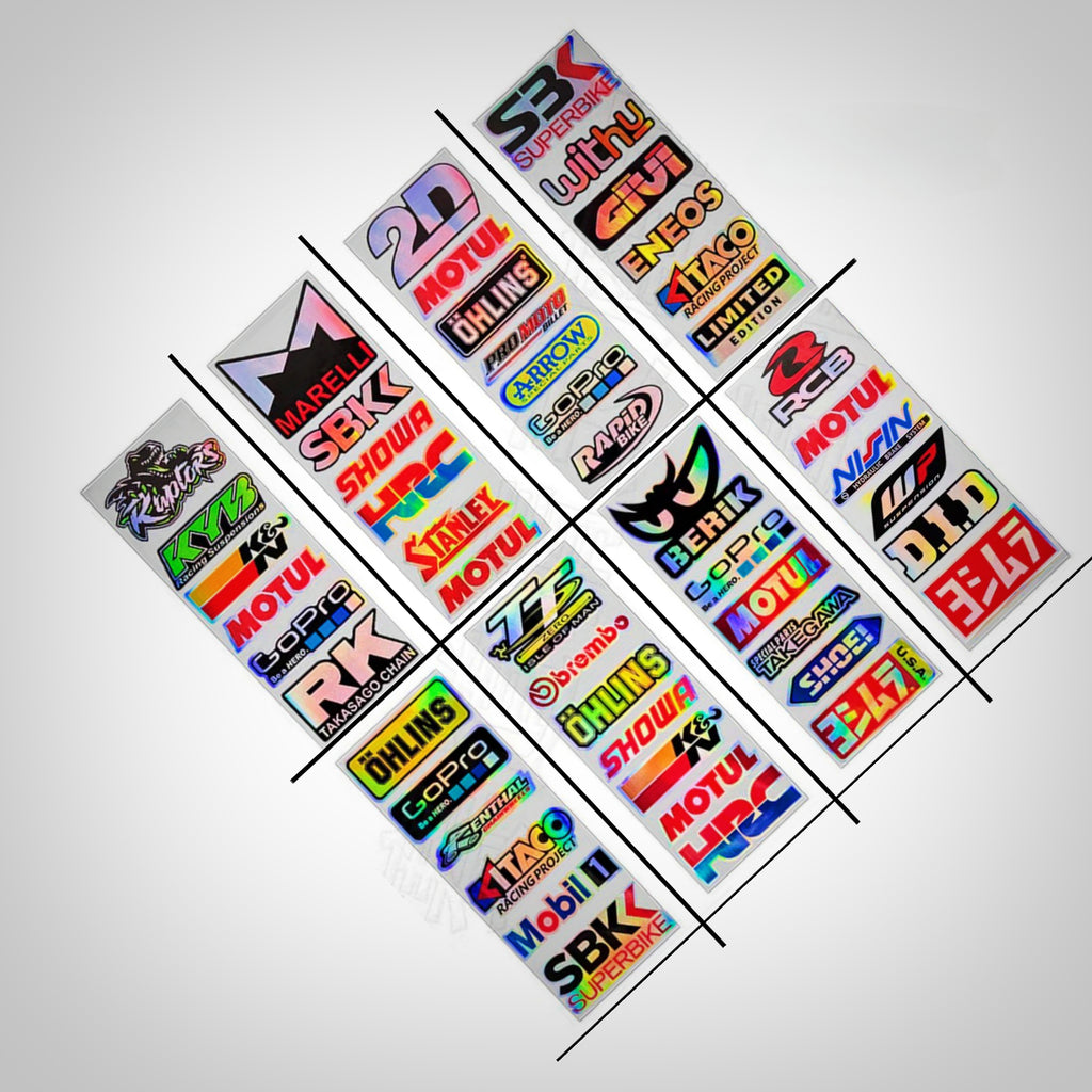 ملصقات شعارات للدراجات النارية | Motorcycle Logo Stickers